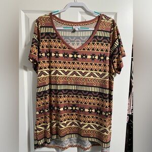 LuLaRoe V Neck Christy T